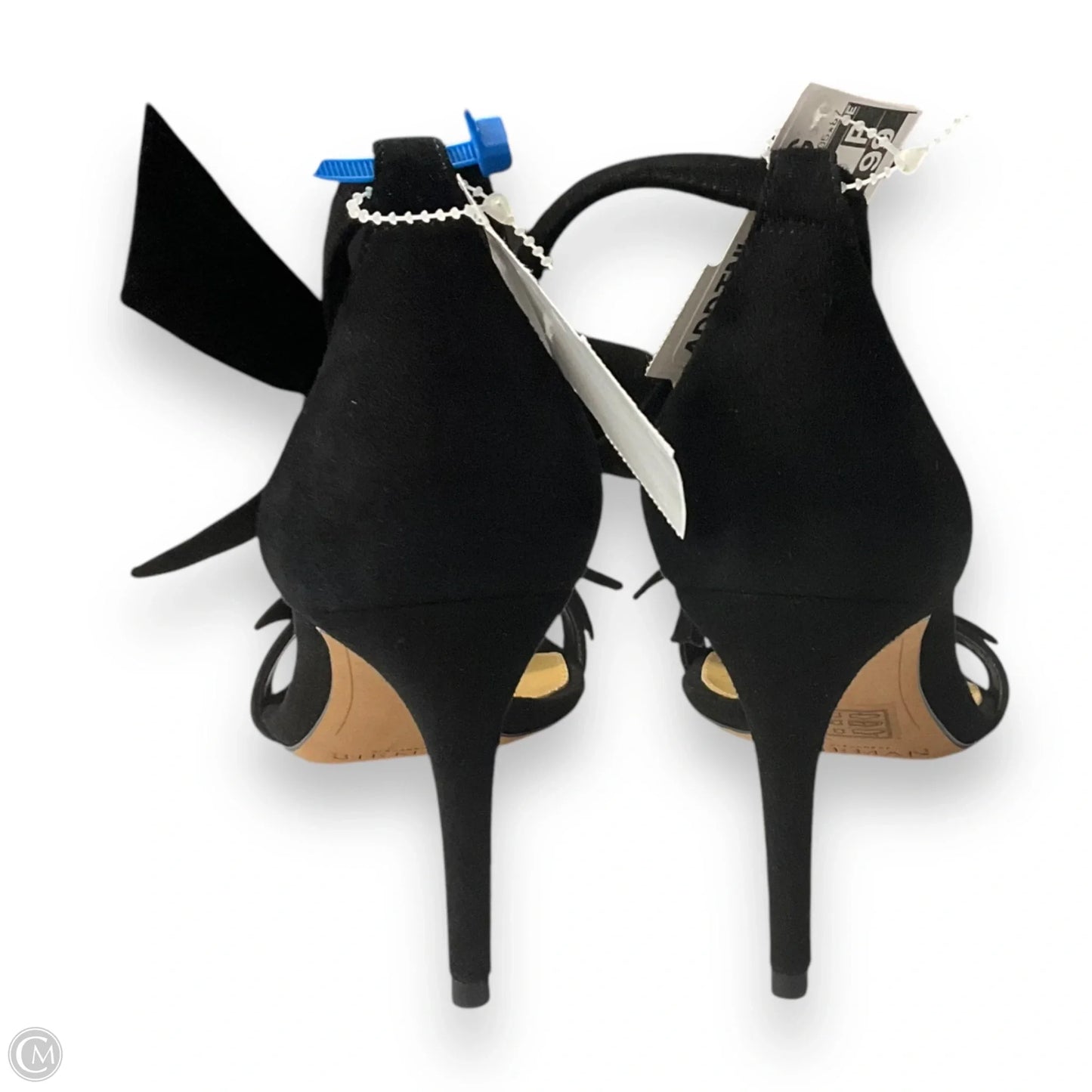 Sandals Heels Stiletto By Alexandre Birman In Black, Size: 6.5