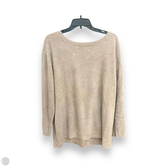 Sweater By Barefoot Dreams In Taupe, Size: Xl