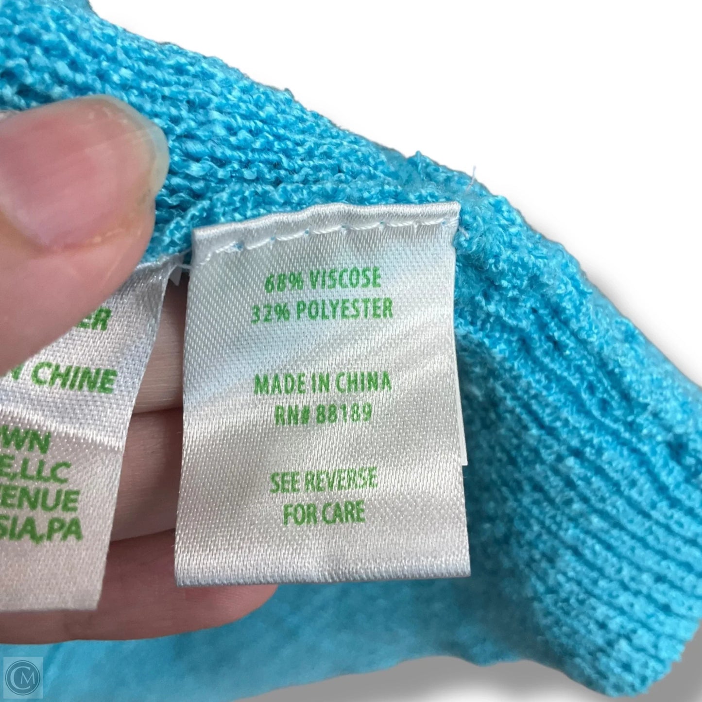 Sweater Cardigan Designer By Lilly Pulitzer In Blue, Size: M