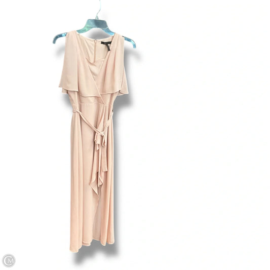 Dress Party Long By Bcbgmaxazria In Peach, Size: Xs