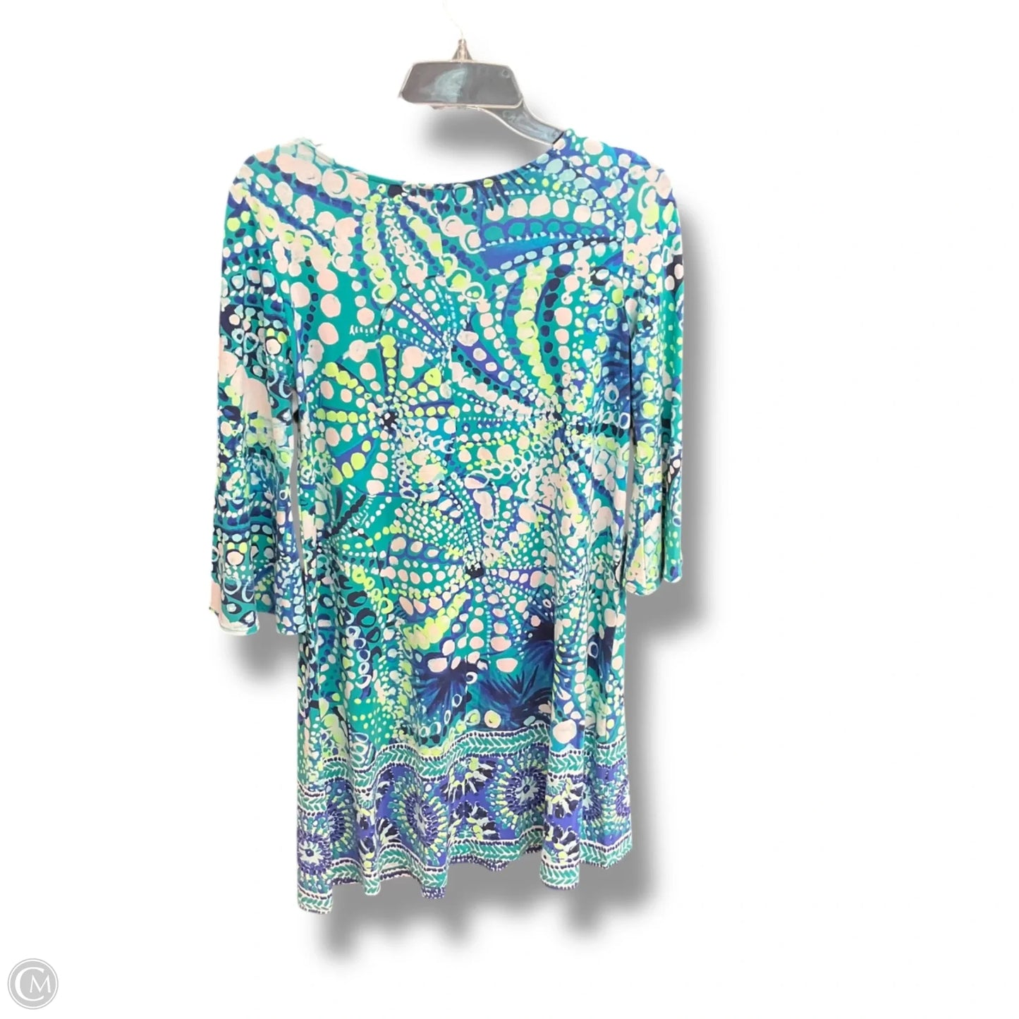 Dress Designer By Lilly Pulitzer In Blue & Green, Size: S