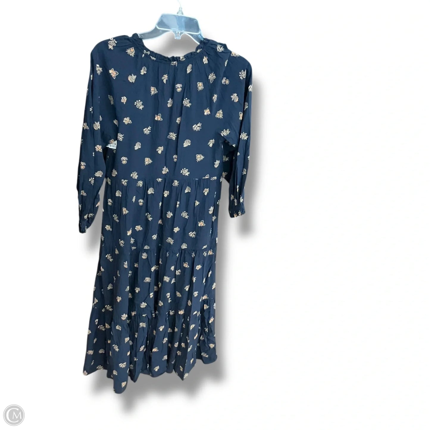 Dress Casual Midi By Madewell In Navy, Size: S