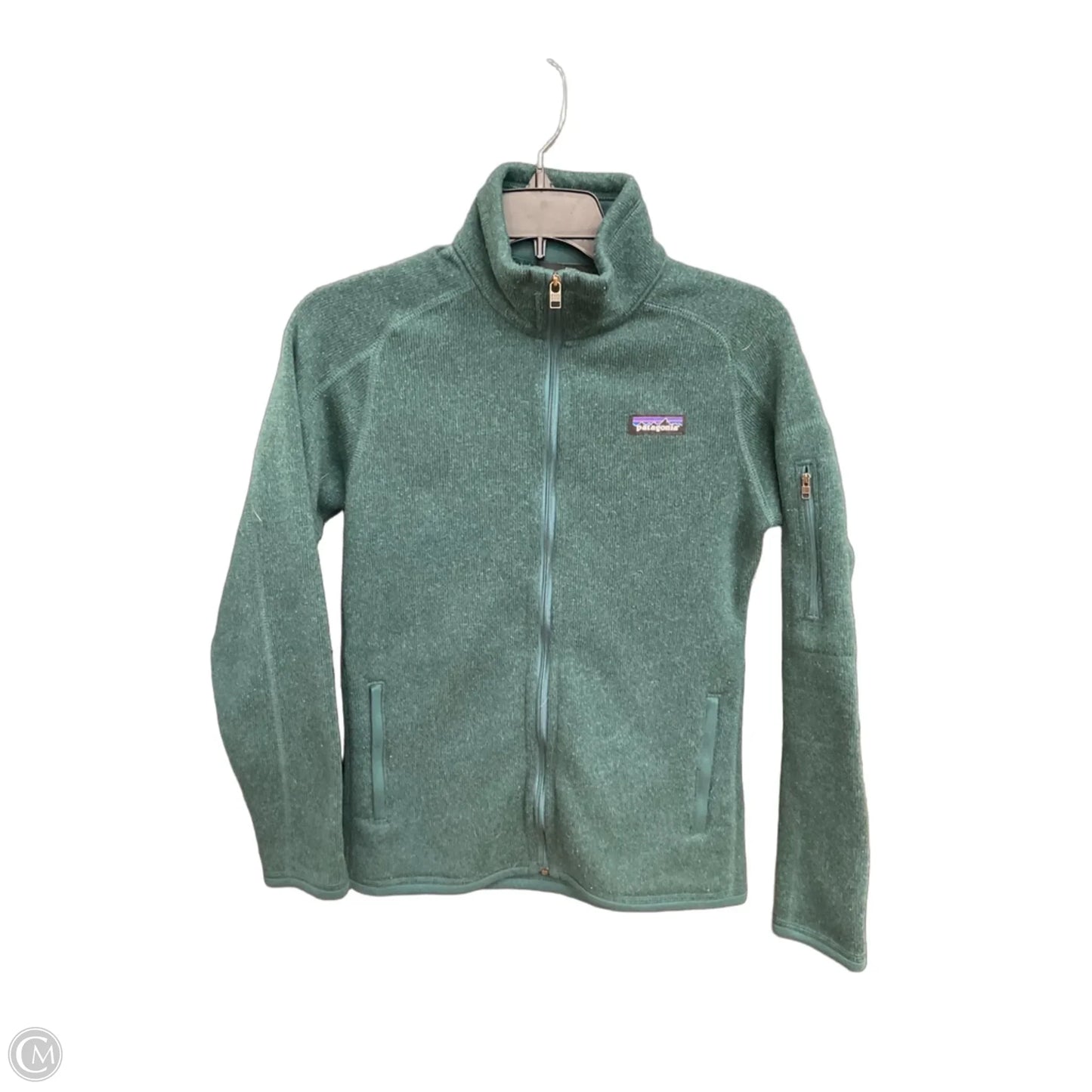 Athletic Jacket By Patagonia In Green, Size: S