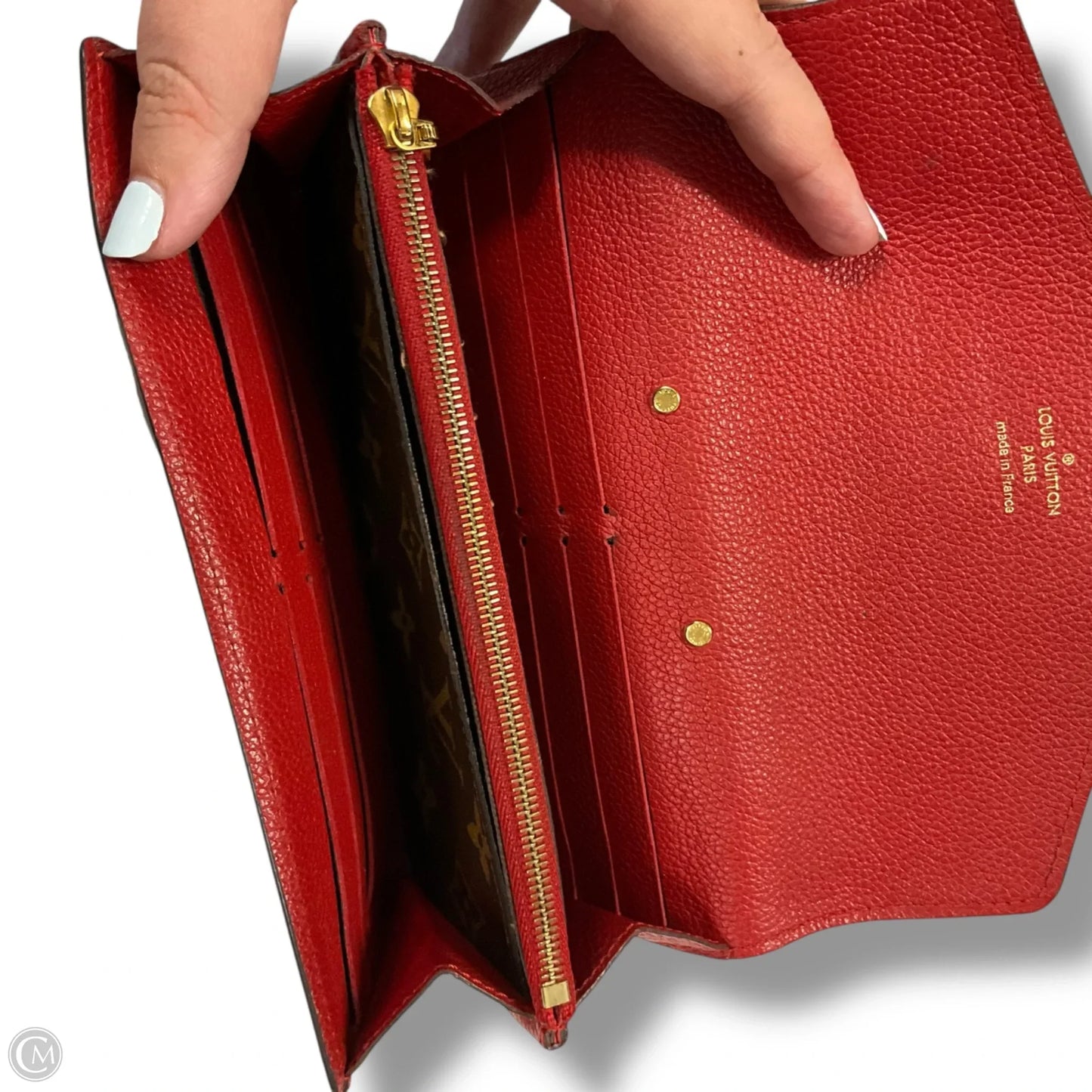Wallet Luxury Designer By Louis Vuitton, Size: Large