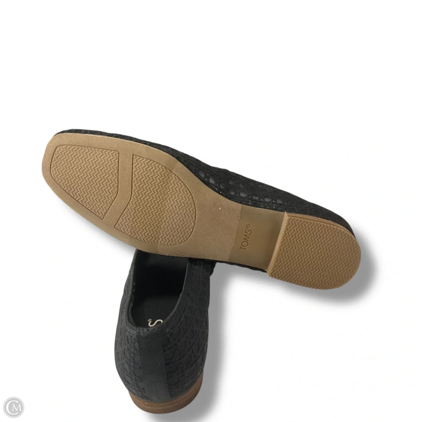 Shoes Flats By Toms In Black, Size: 9