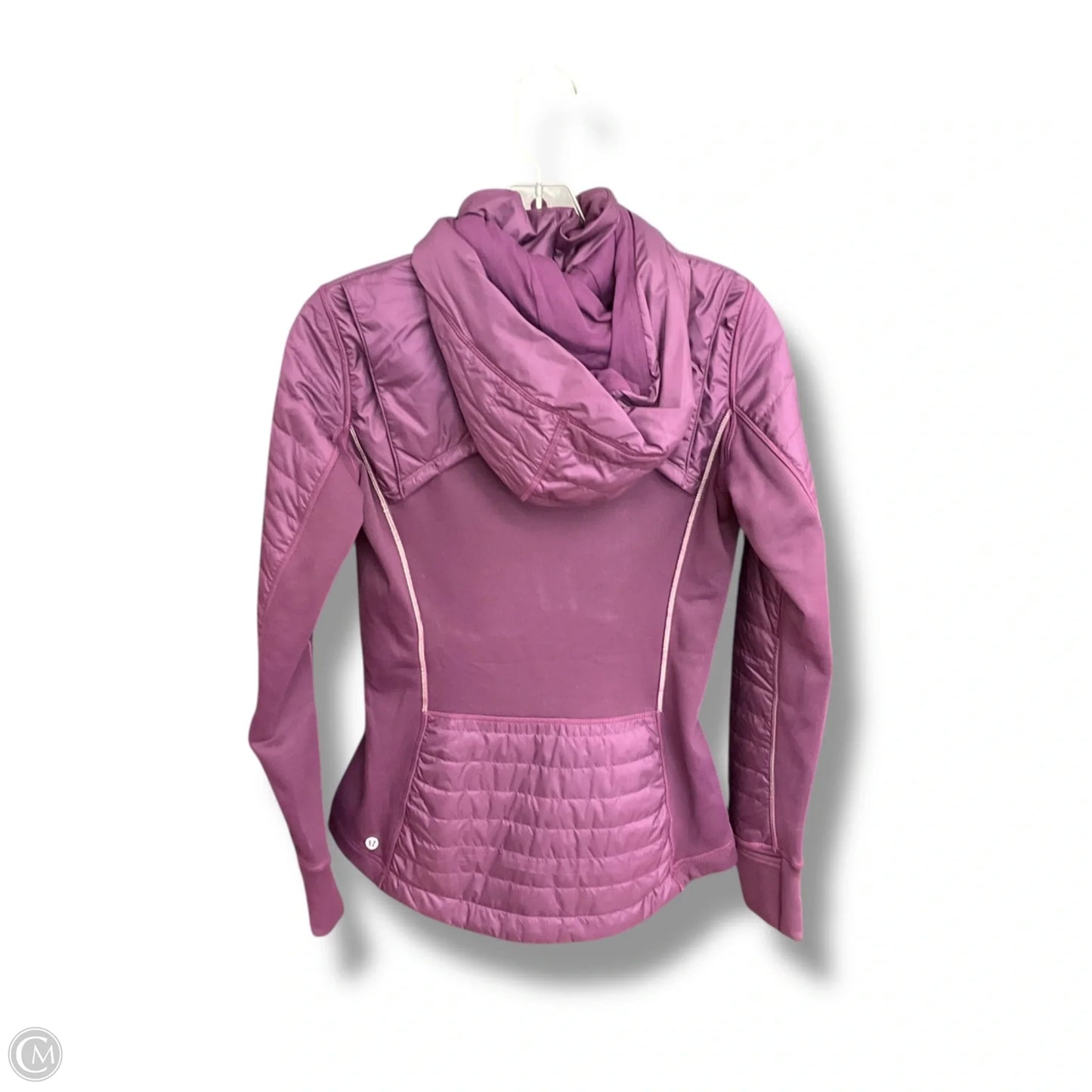 Athletic Jacket By Lululemon In Purple, Size: 4