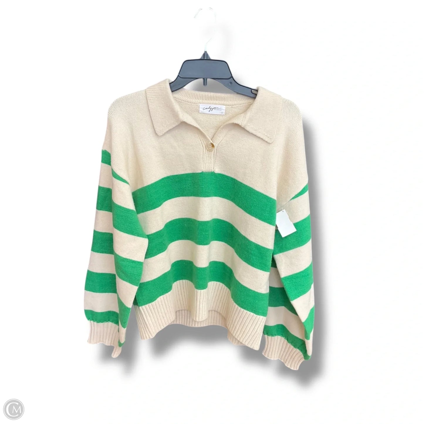 Sweater By Carly Jean In Striped Pattern, Size: M