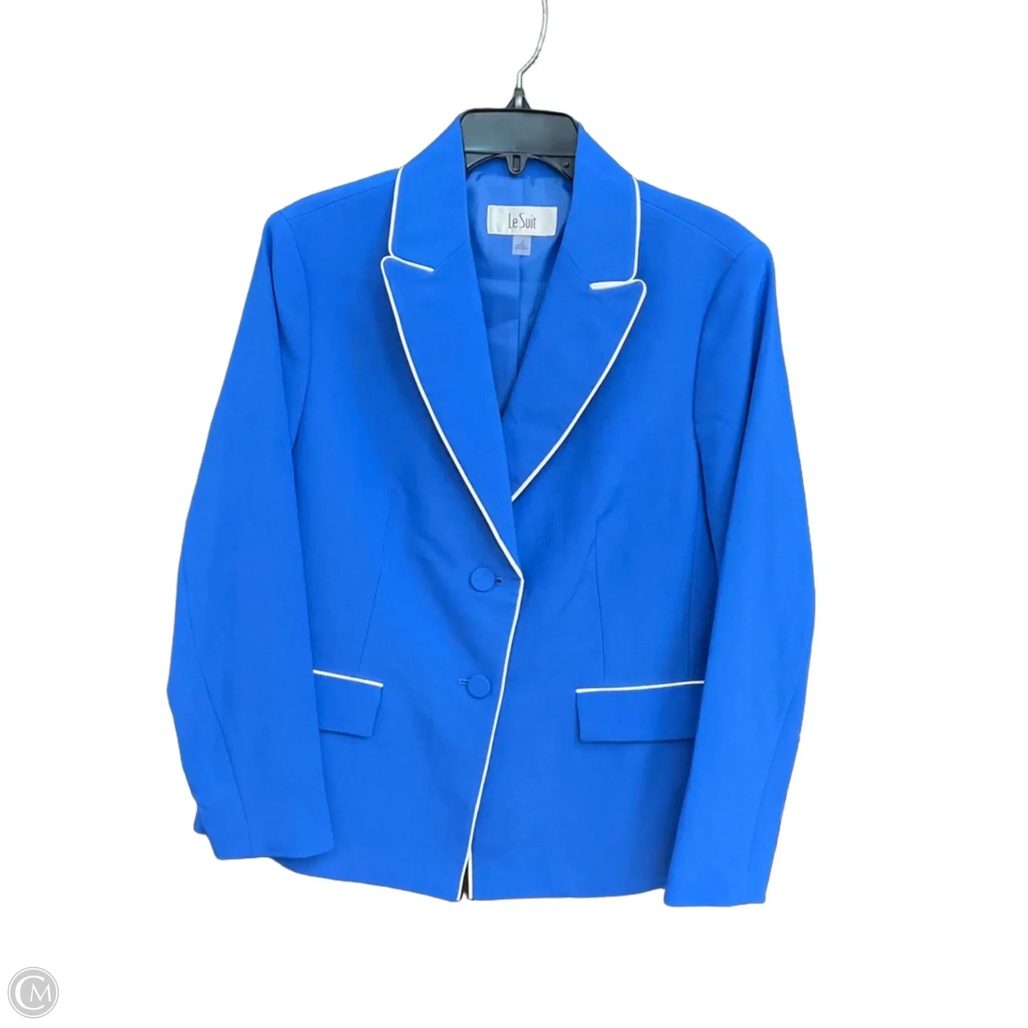 Blazer By Le Suit In Blue, Size: Xl