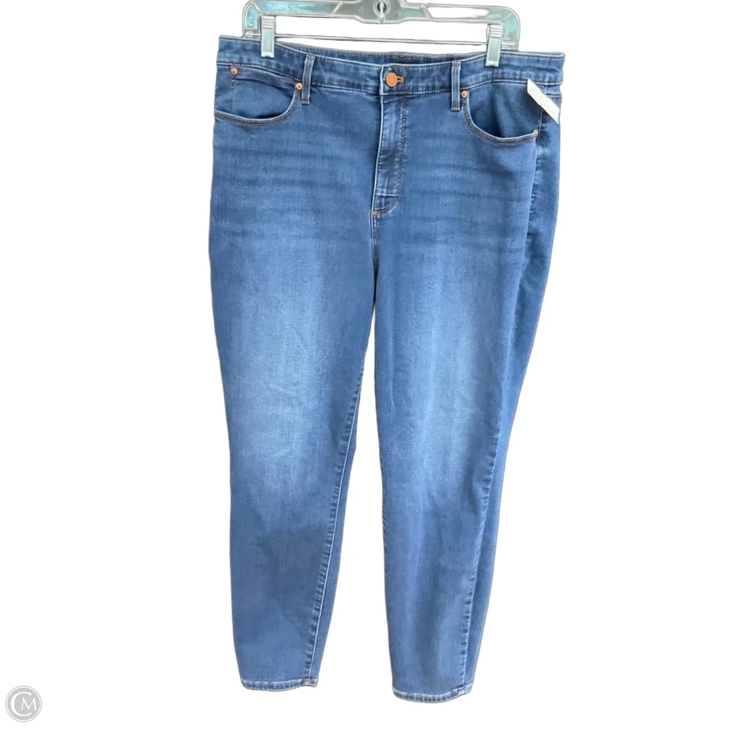 Jeans Skinny By Talbots In Blue, Size: 16