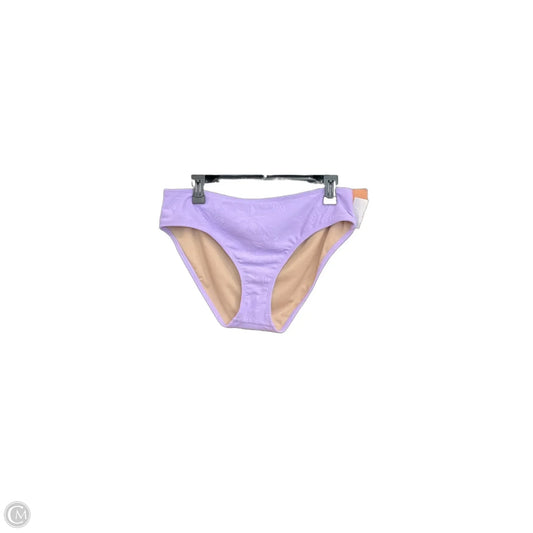 Swimsuit Bottom By Shade & Shore In Purple, Size: L