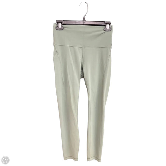 Athletic Leggings By Lululemon In Green, Size: M
