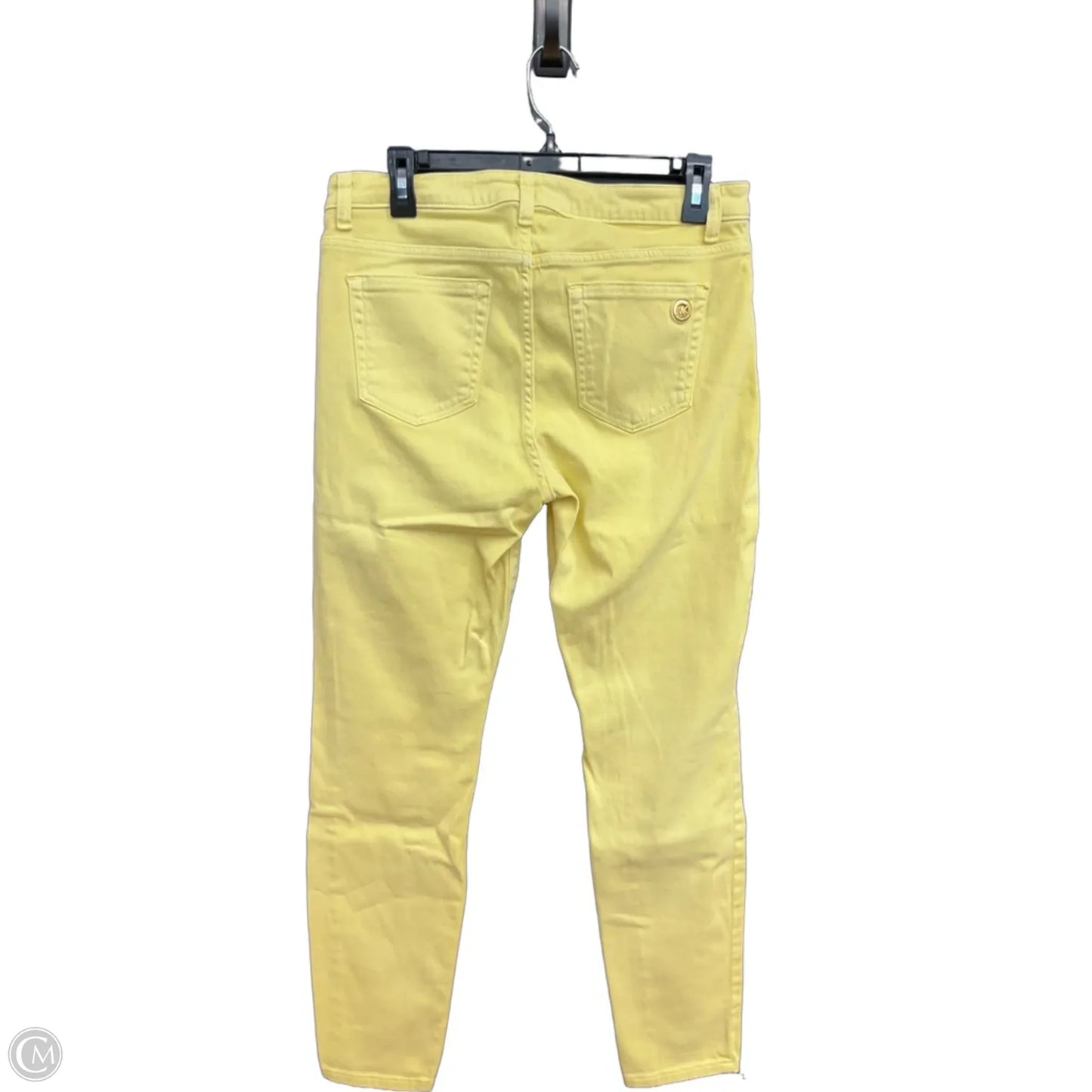 Jeans Designer By Michael Kors In Yellow, Size: 8
