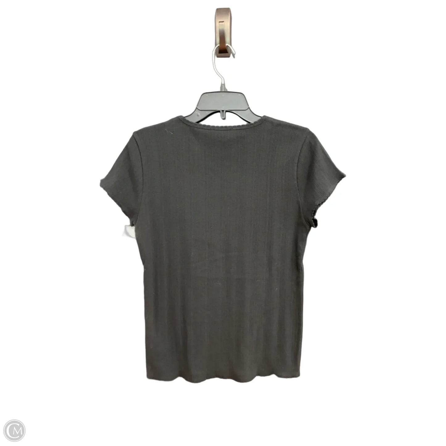 Top Short Sleeve By J. Crew In Black, Size: L