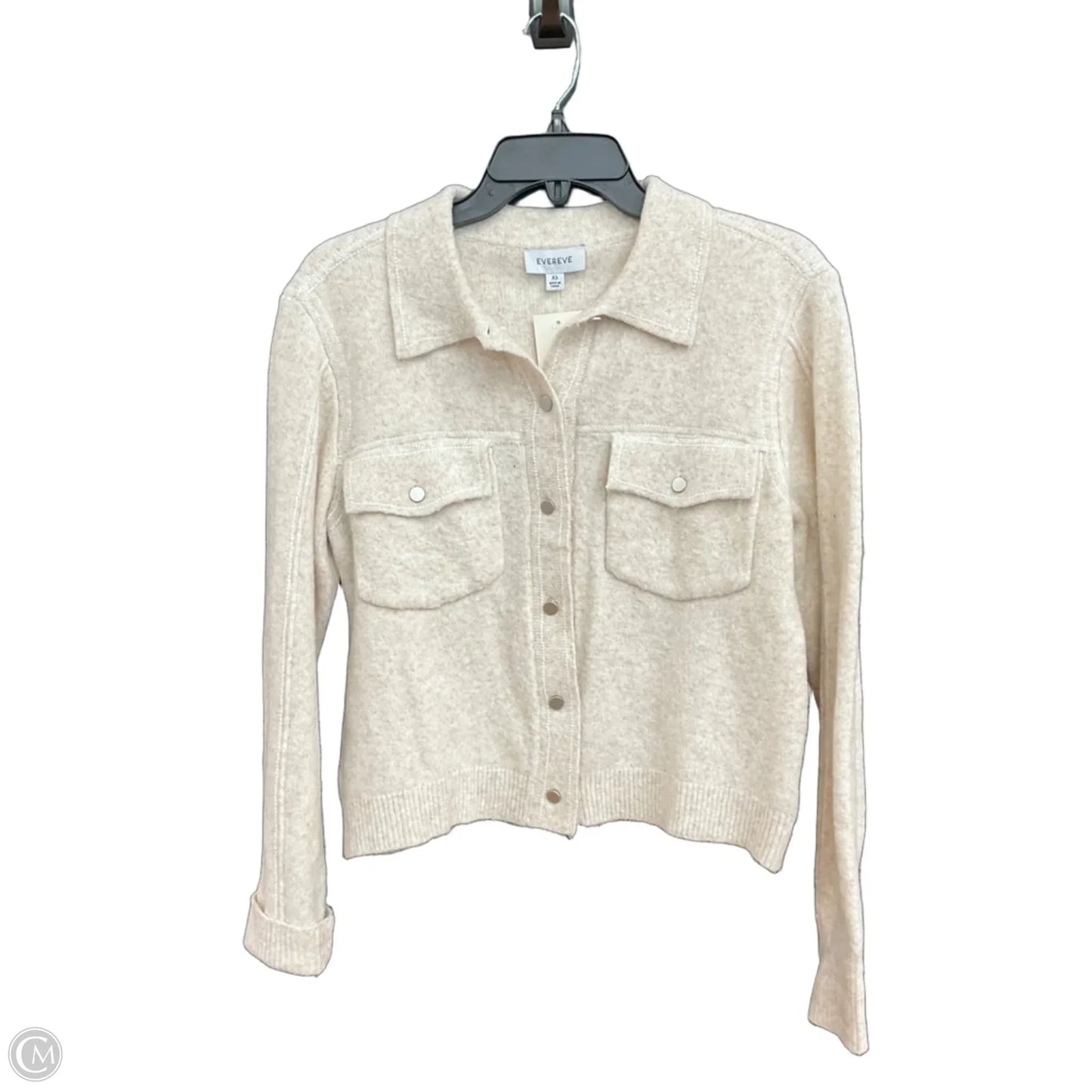 Jacket Fleece By Evereve In Tan, Size: Xs