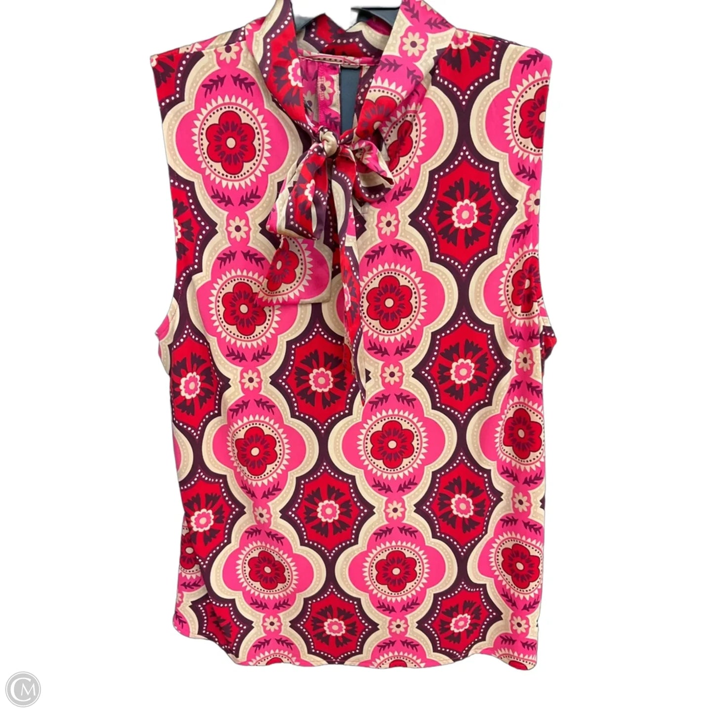Top Sleeveless By Ann Taylor In Floral Print, Size: Xxl