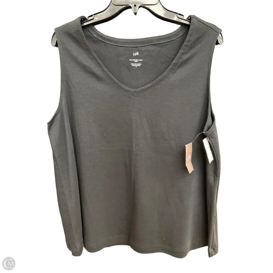 Top Sleeveless By J. Jill In Black, Size: Xl
