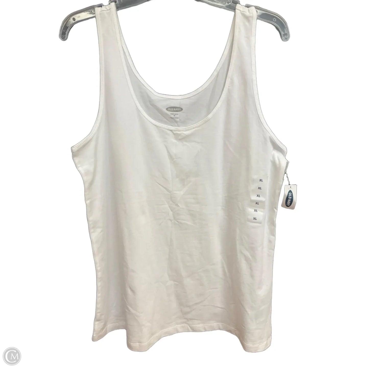 Top Short Sleeve By Old Navy In White, Size: Xl
