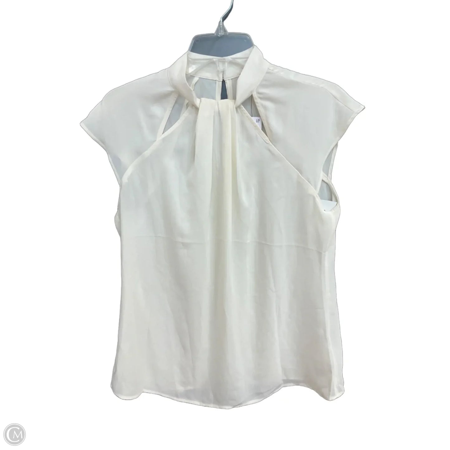 Top Sleeveless By Express In Cream, Size: M