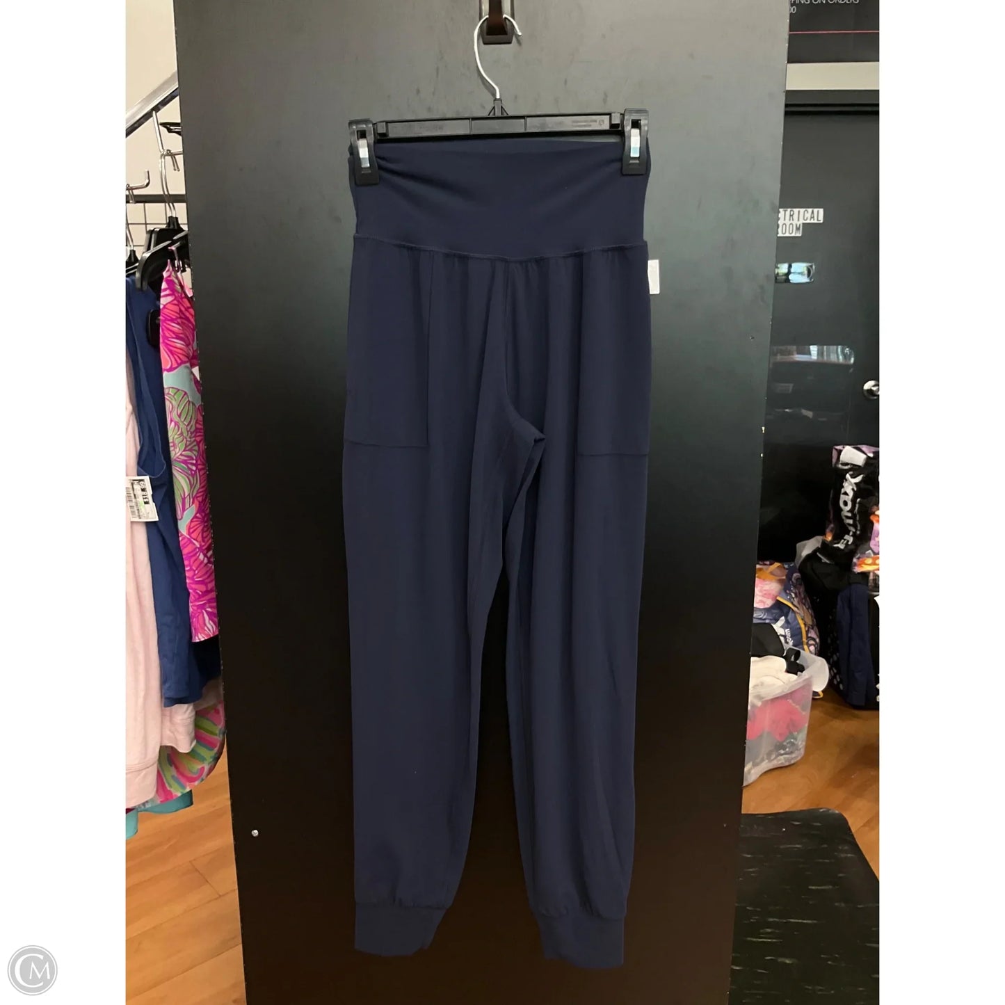 Athletic Leggings By Athleta In Navy, Size: Xs