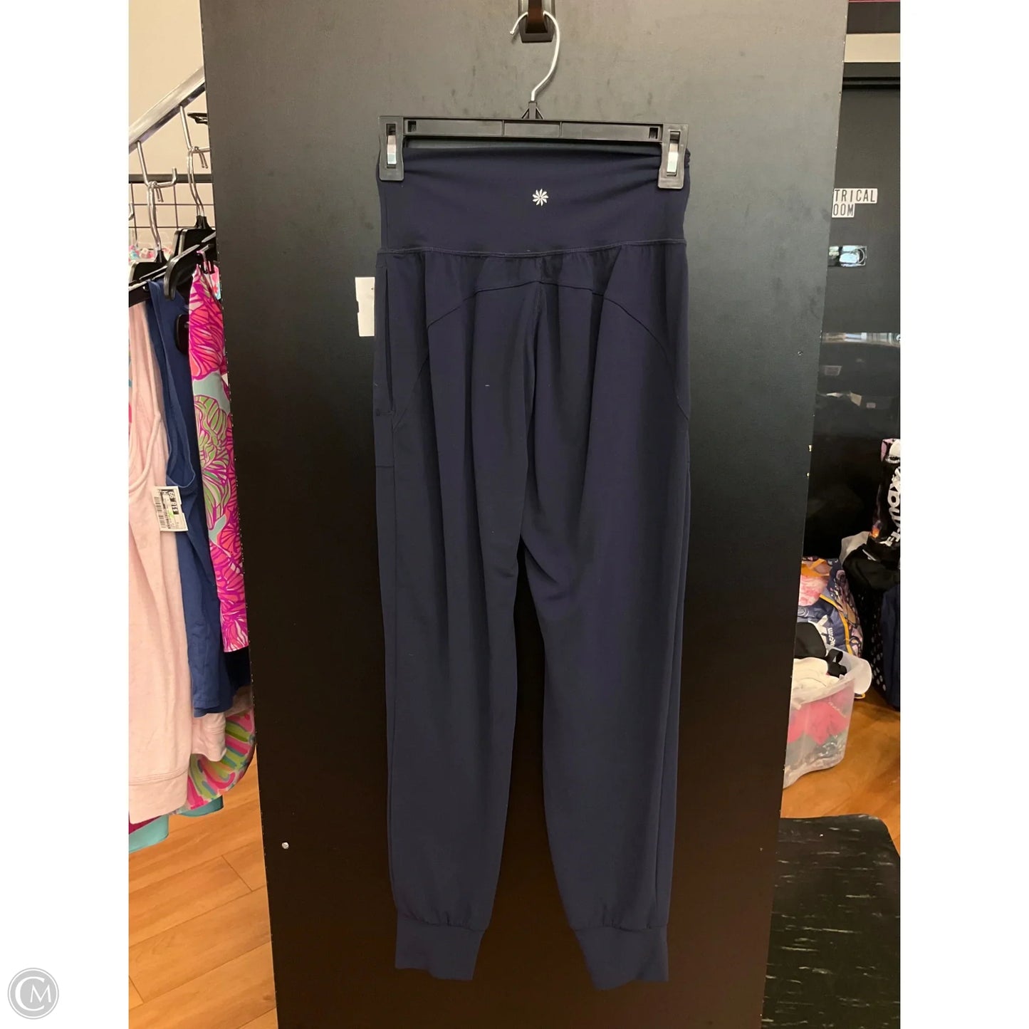 Athletic Leggings By Athleta In Navy, Size: Xs