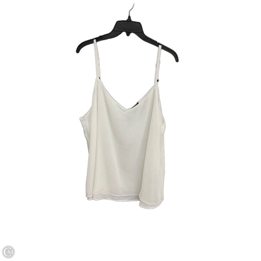 Top Sleeveless By Torrid In White, Size: 3x