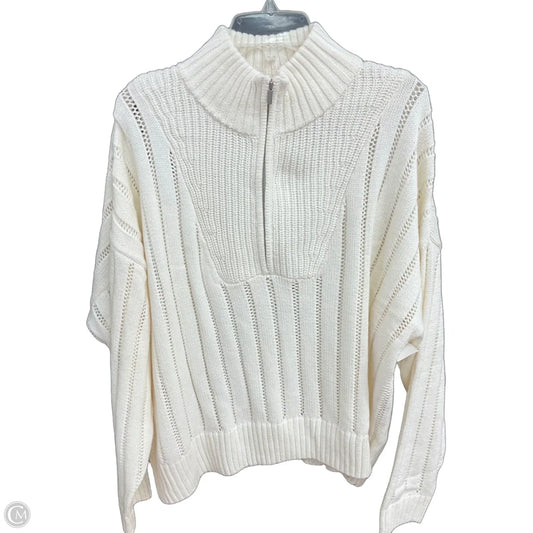 Sweater By A New Day In Cream, Size: 2x