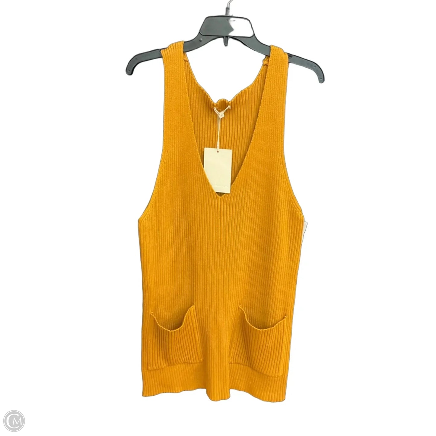 Dress Casual Midi By Clothes Mentor In Yellow, Size: M