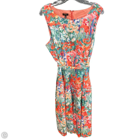 Dress Casual Midi By Talbots In Multi-colored, Size: 1x