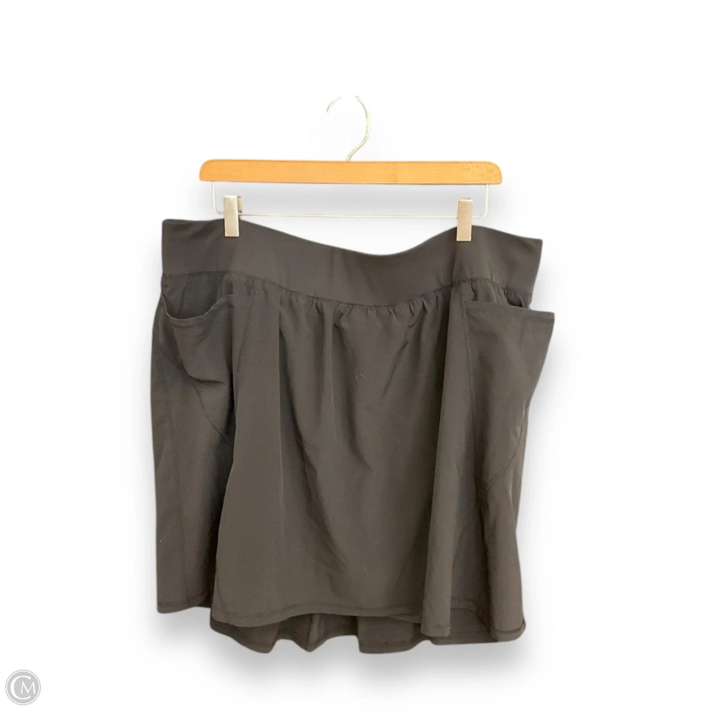 Athletic Skirt By Livi Active In Black, Size: 2x