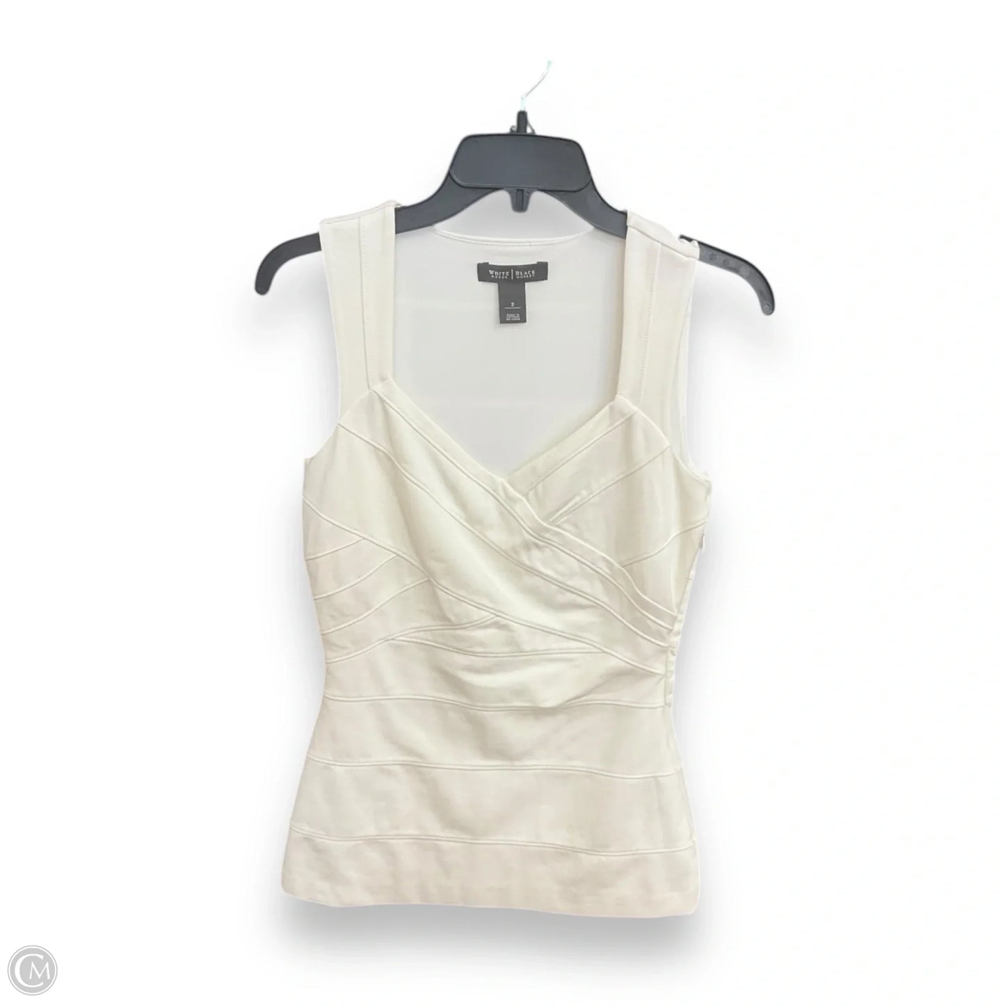 Top Sleeveless By White House Black Market In White, Size: Xs