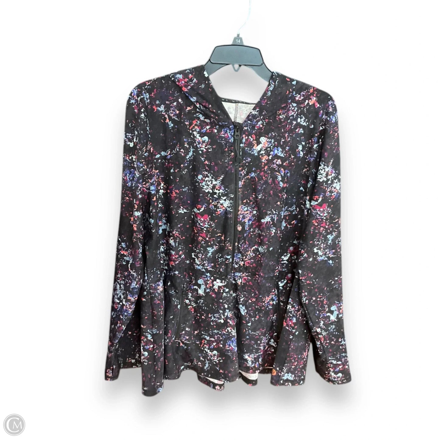Athletic Jacket By Livi Active In Multi-colored, Size: 1x