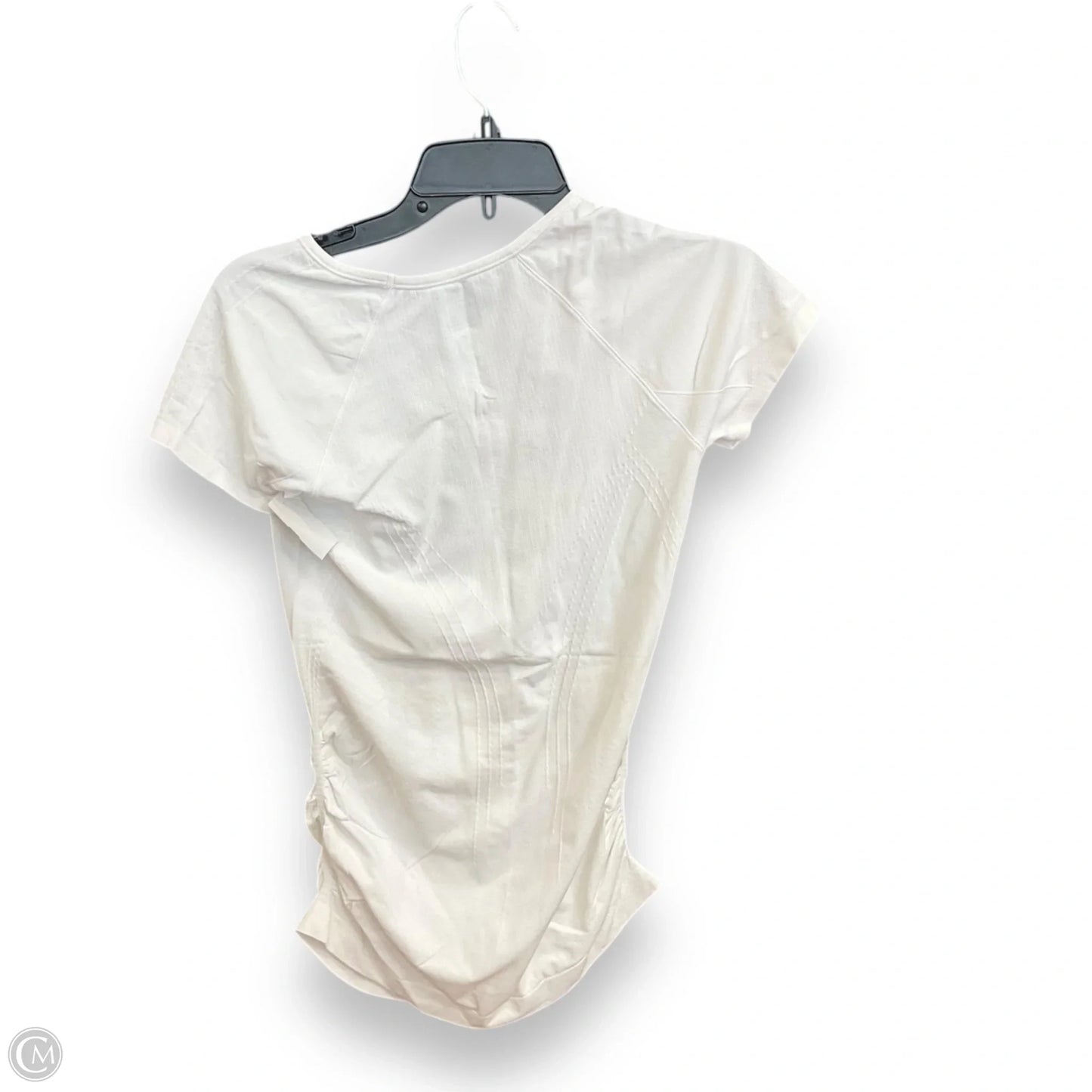 Athletic Top Short Sleeve By Athleta In White, Size: S