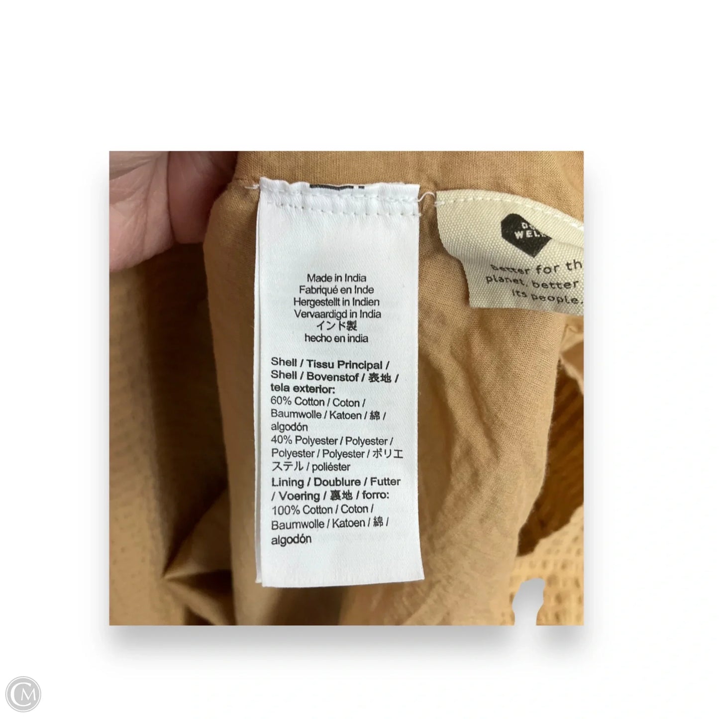 Dress Casual Midi By Madewell In Tan, Size: Xs