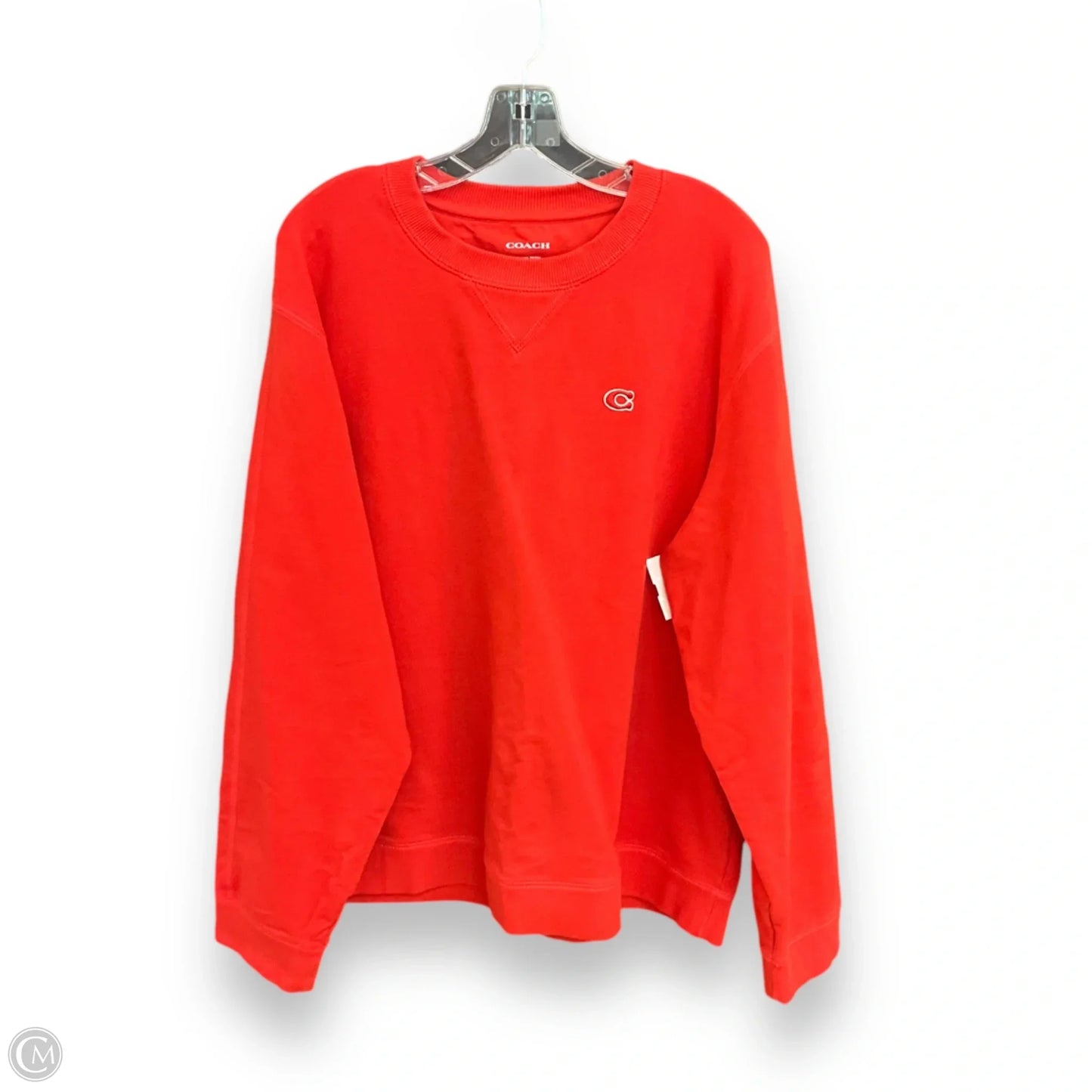 Sweatshirt Designer By Coach In Red, Size: Xxl