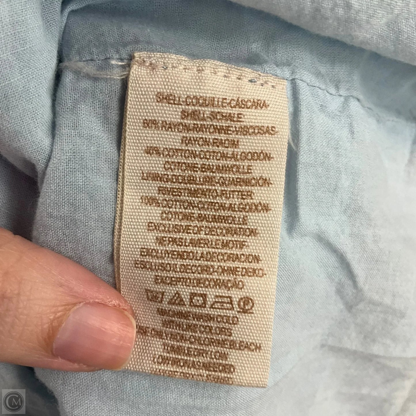 Top Long Sleeve By Free People In Blue, Size: S