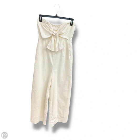 Jumpsuit By Express In Cream, Size: Xs