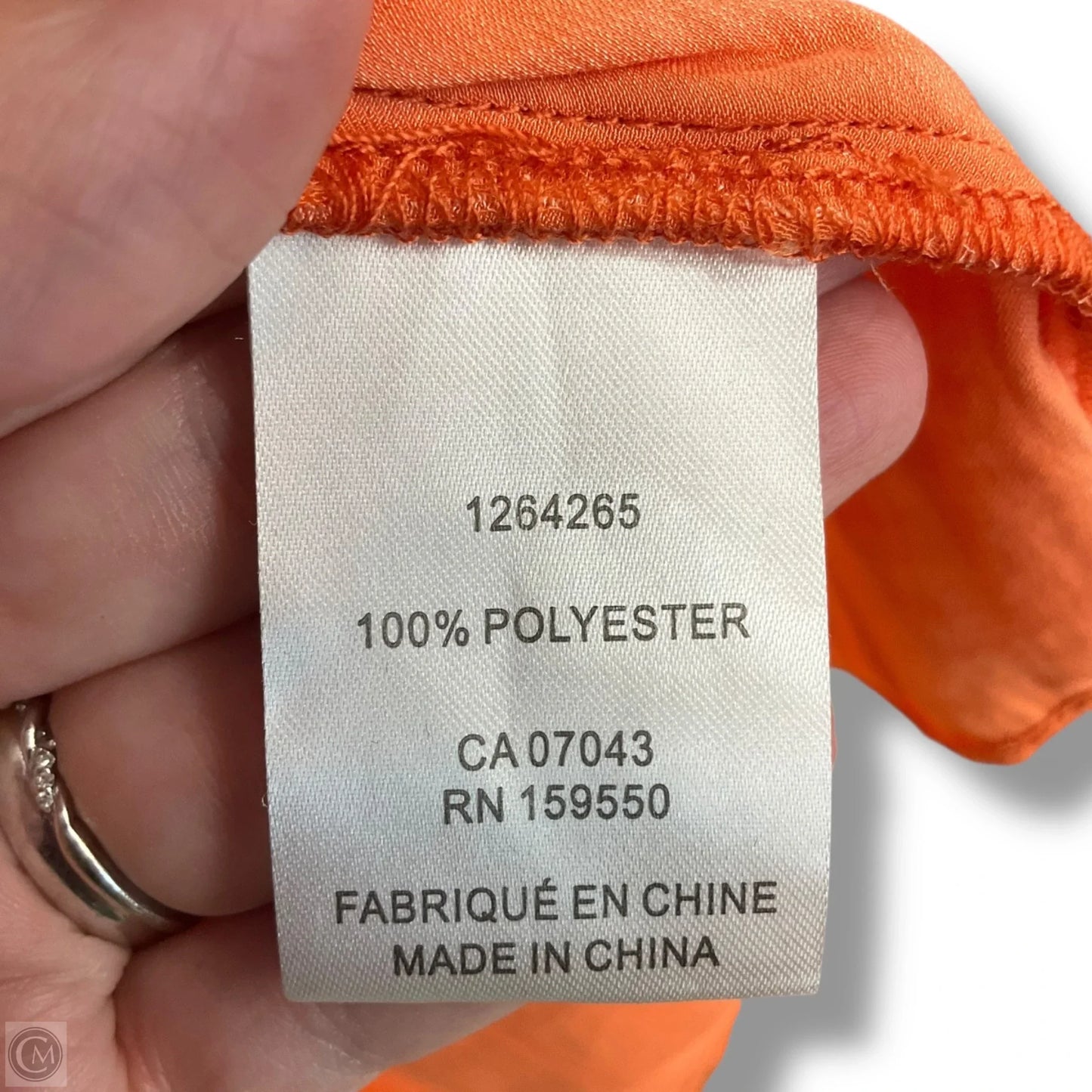 Top Long Sleeve By Joie In Orange, Size: S