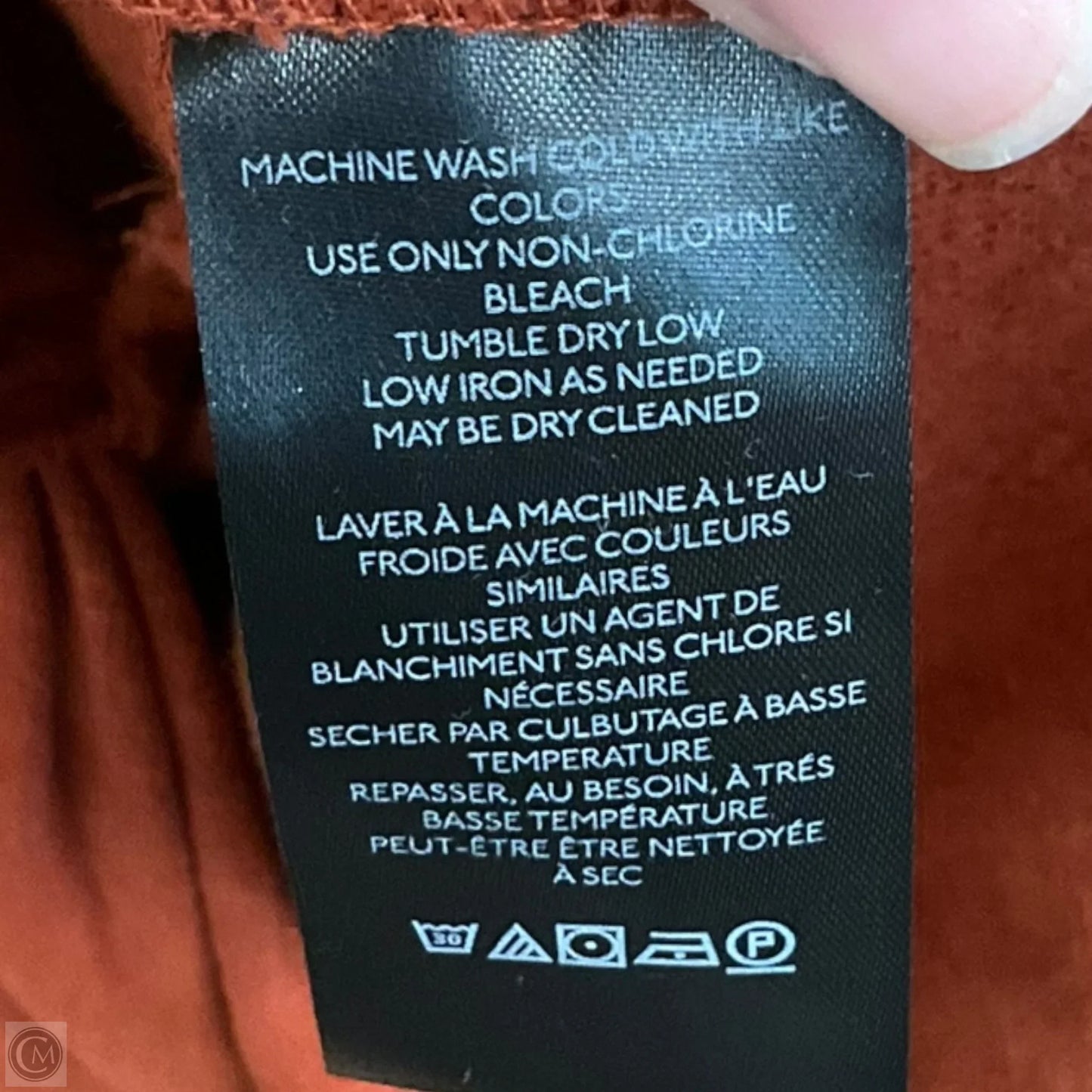 Top Long Sleeve By Pilcro In Orange, Size: M