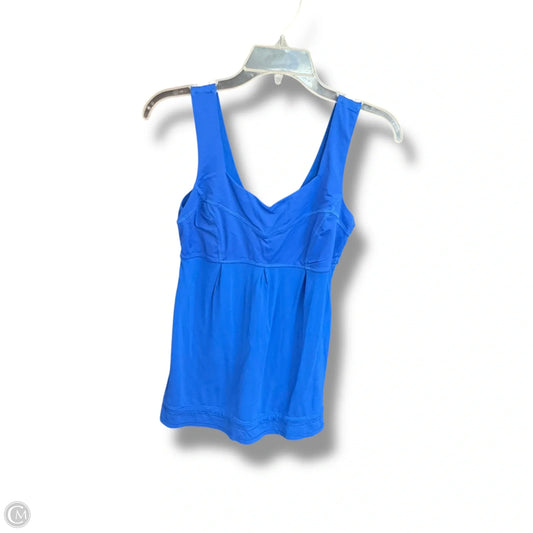 Athletic Tank Top By Lululemon In Blue, Size: 4