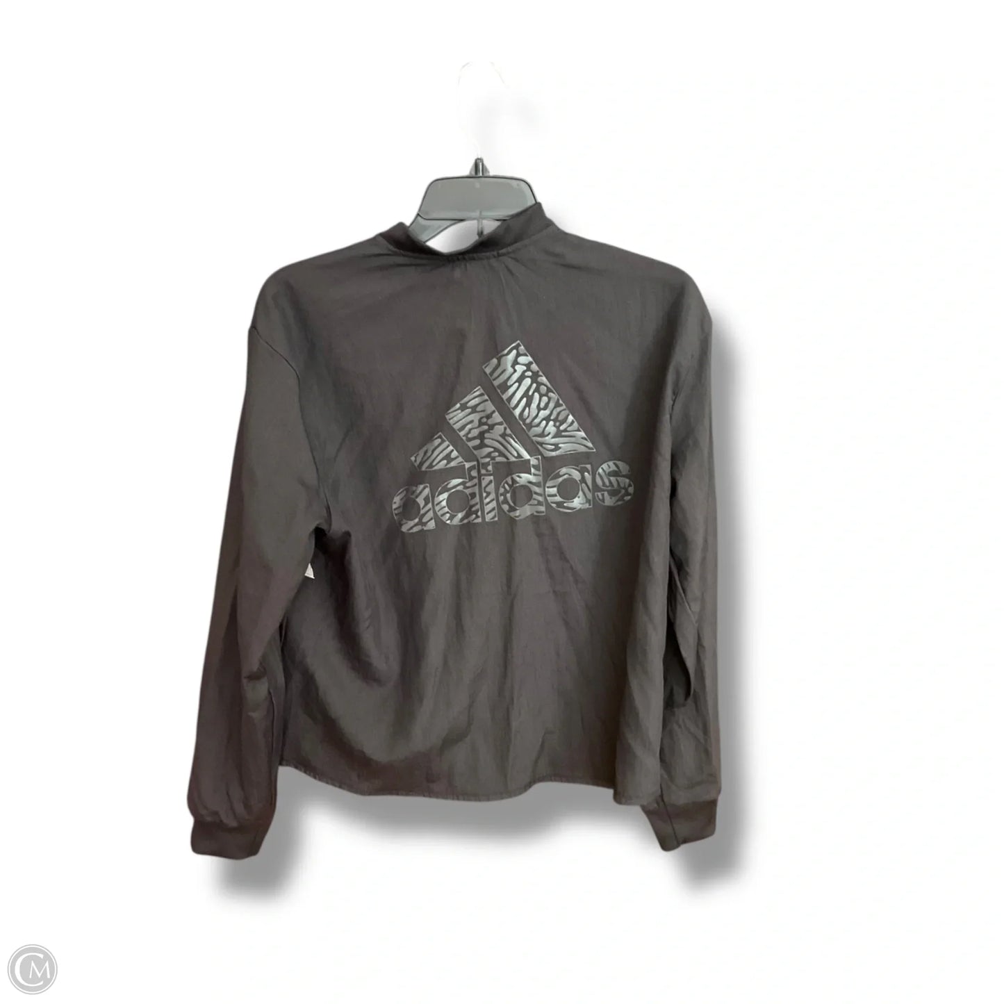 Athletic Jacket By Adidas In Black, Size: M