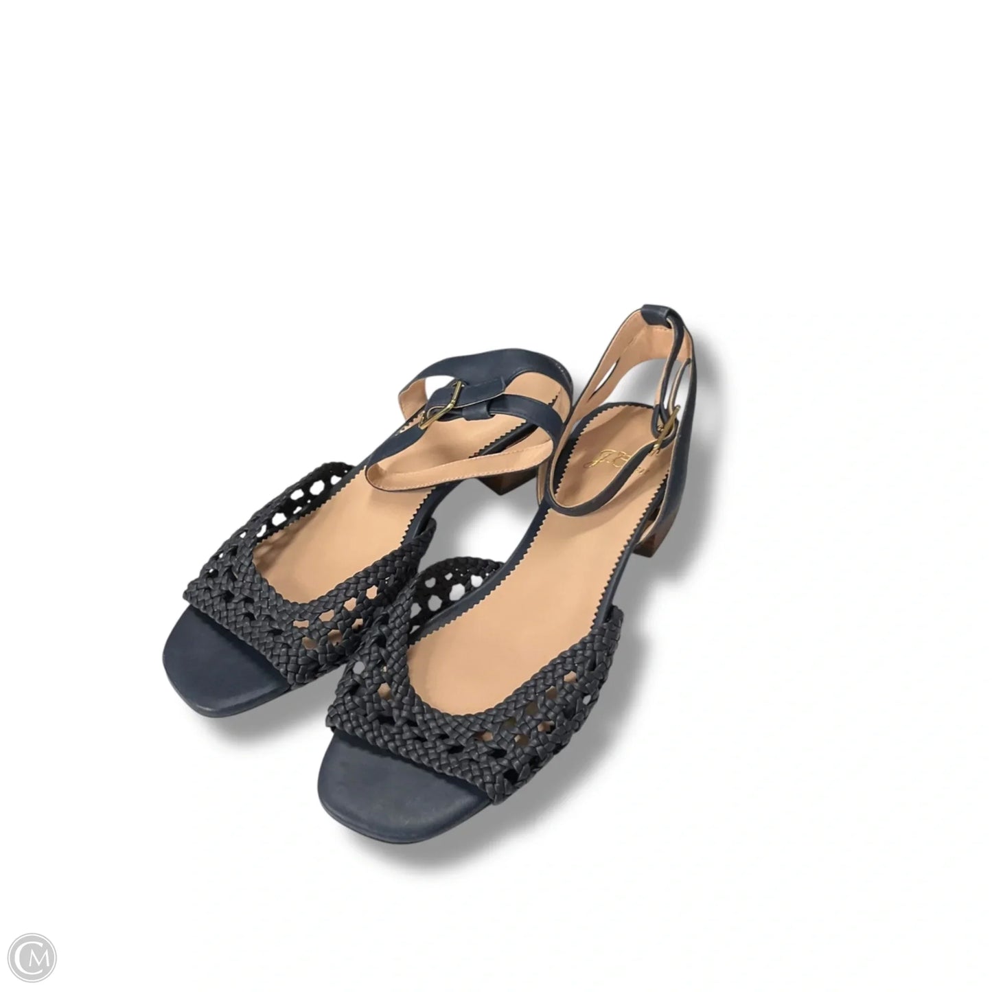 Sandals Flats By J. Crew In Navy, Size: 8