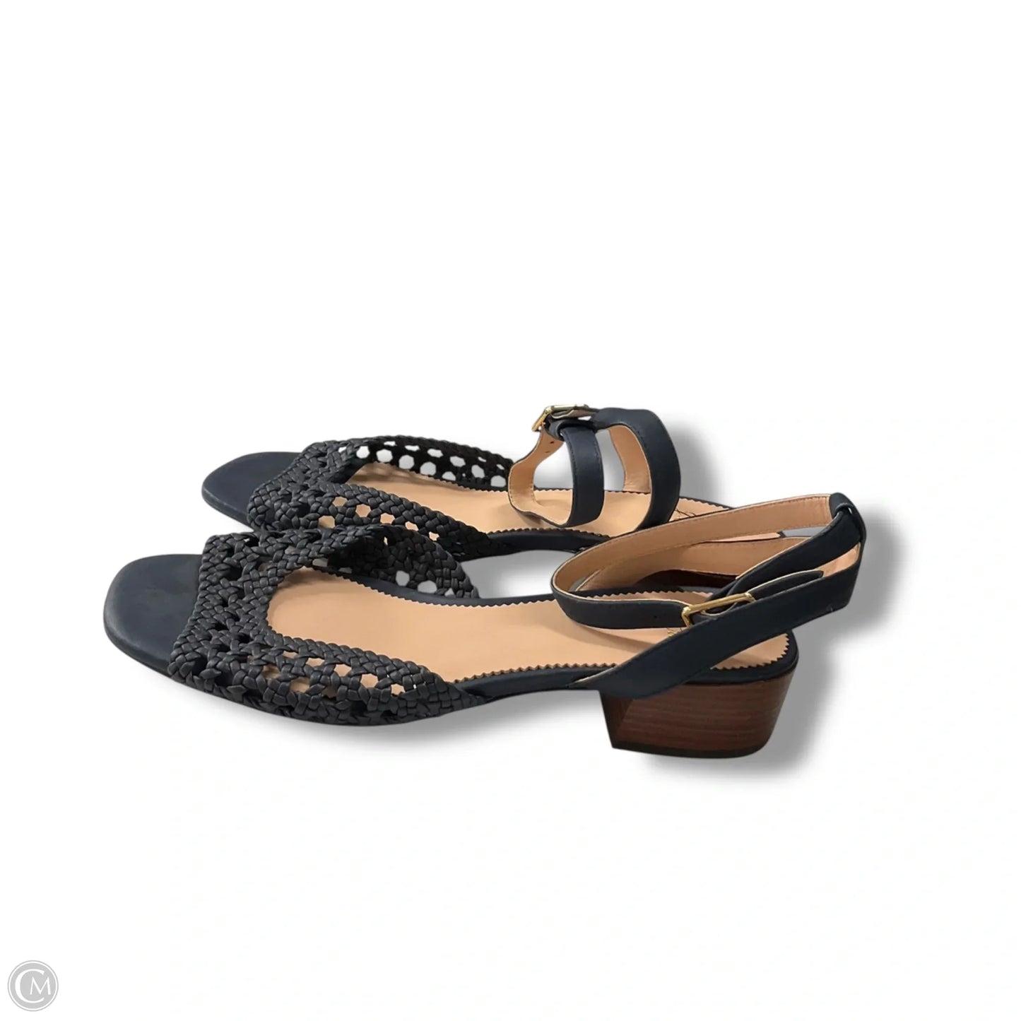 Sandals Flats By J. Crew In Navy, Size: 8