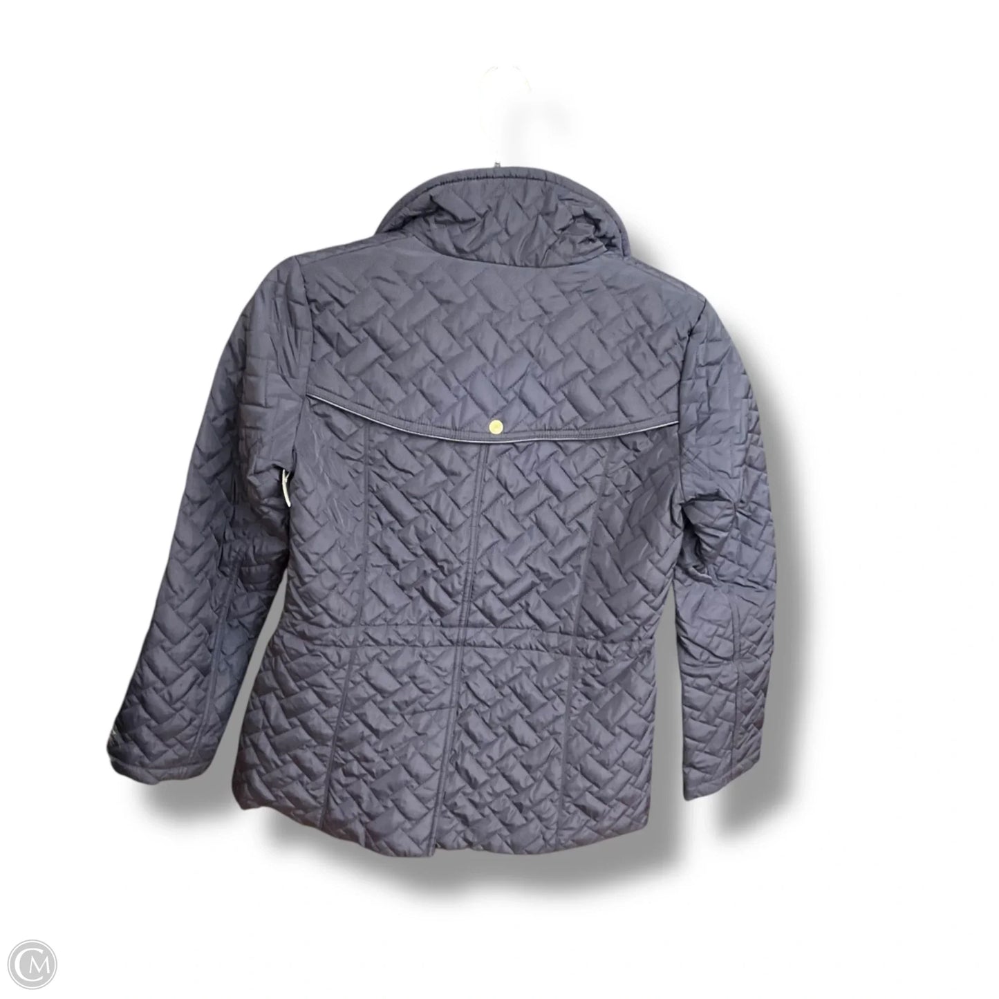 Jacket Puffer & Quilted By Cole-haan In Navy, Size: Xs