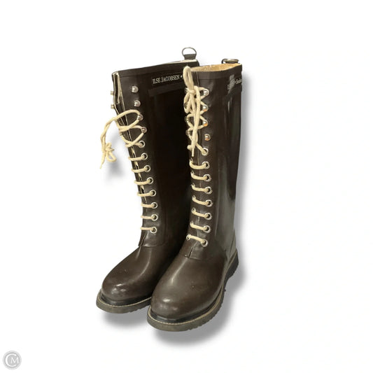 Boots Rain By Clothes Mentor In Brown, Size: 8.5