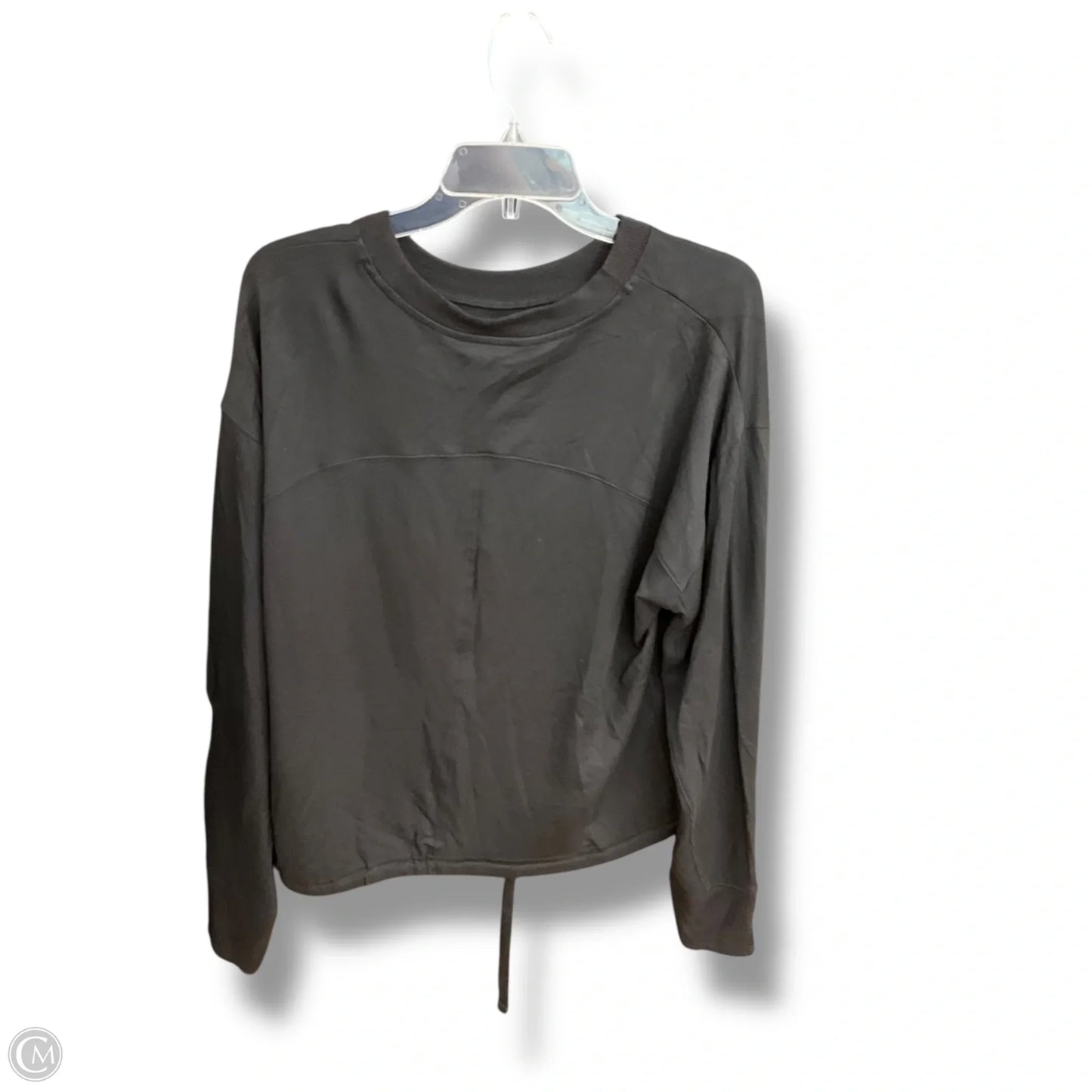 Athletic Top Long Sleeve Crewneck By Athleta In Black, Size: M