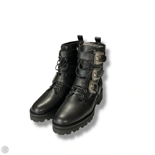 Boots Combat By The Kooples In Black, Size: 7.5