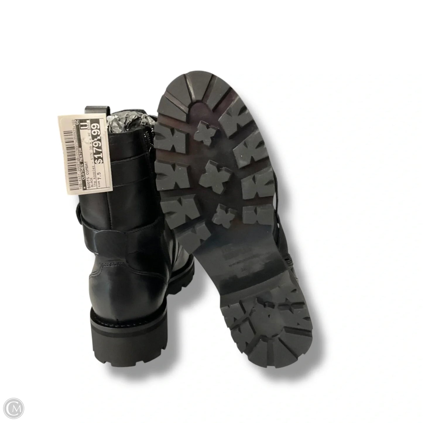 Boots Combat By The Kooples In Black, Size: 7.5