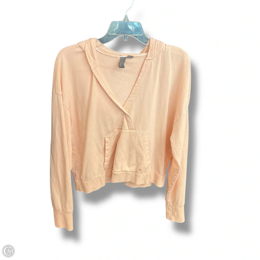 Athletic Top Long Sleeve Hoodie By Sweaty Betty In Pink, Size: M