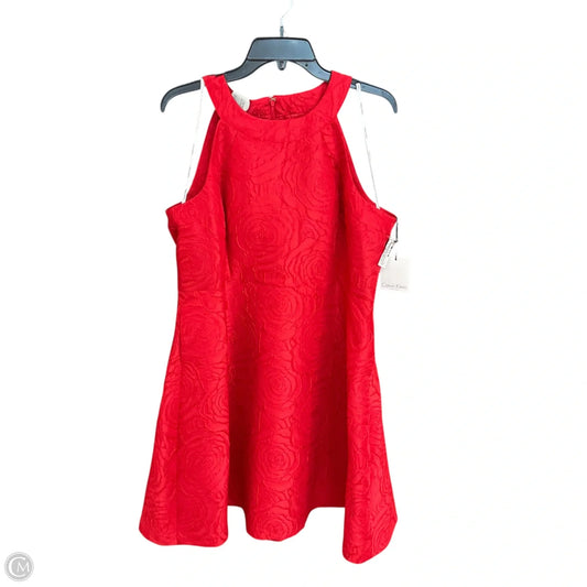 Dress Casual Midi By Calvin Klein In Red, Size: Xl
