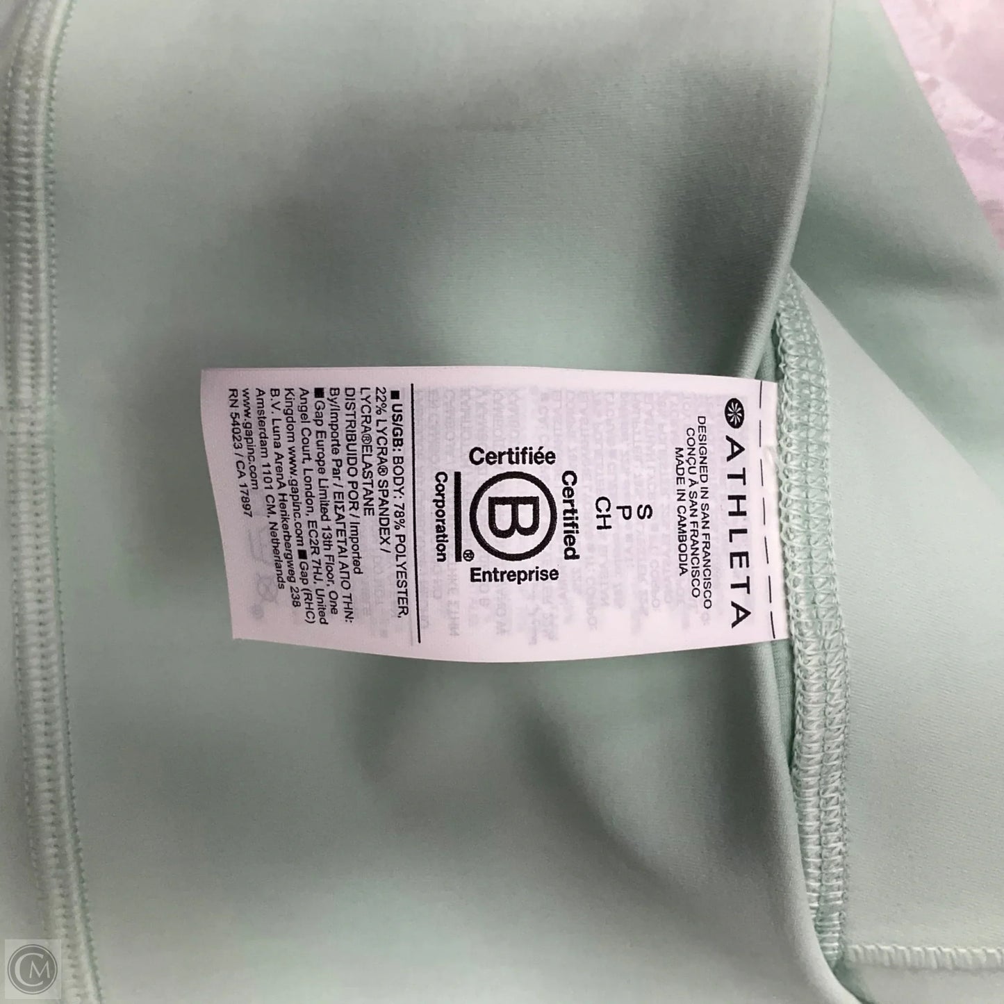 Athletic Leggings By Athleta In Green, Size: S